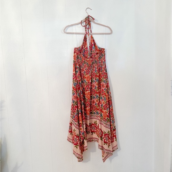 NWOT floral halter midi dress - Picture 3 of 4